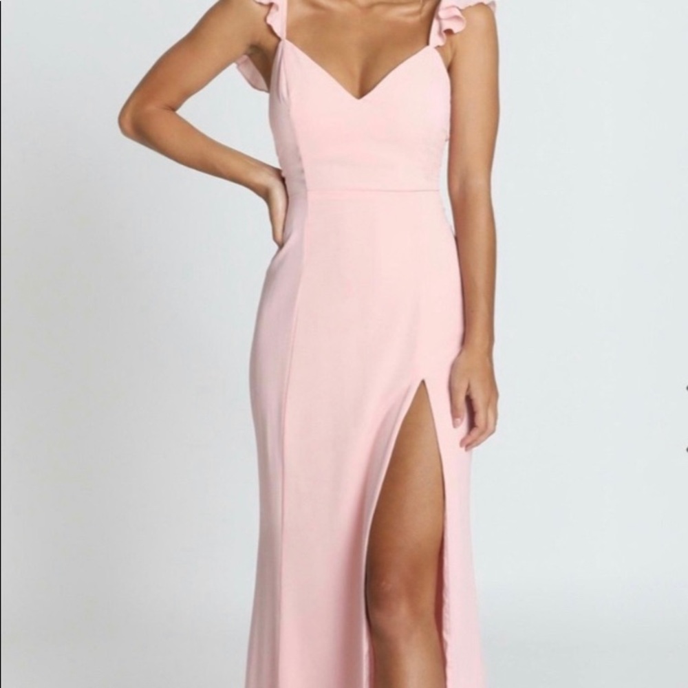 Showpo Maxi dress in blush size 6 (XS)